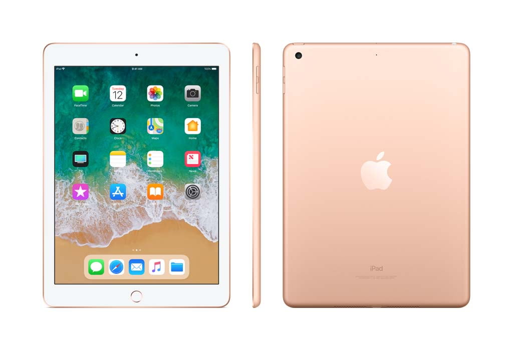 Apple iPad (6th Gen) 32GB Wi-Fi - Gold - Walmart.com