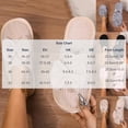 thumbnail image 4 of Taqqpue Open Toe Slipper for Women Women Fashionable Casual Winter Closed Toe Home Friendly Soft Cotton Flat Slippers Fuzzy House Slippers Gift for Women, 4 of 9