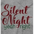 thumbnail image 2 of Funny Christmas Silent Night Joke Romper Boys or Girls Infant Baby Brisco Brands 12M, 2 of 6