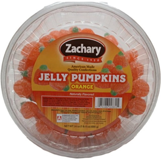 Zachary Jelly Pumpkins Orange Candy, 24 Ounce