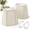 Beige, variant on Rectangle Cut Corner Burgundy Red Lamp Shades Set of 2, 10in Top x 13in Bottom