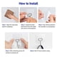 thumbnail image 5 of Gancho adhesivo grande de 22 libras (máx.), gancho de pared resistente al agua y al óxido para colgar toallas y abrigos, acero inoxidable para uso en cocina, baño, hogar y oficina, paquete de 8 JAMW Sencillez, 5 of 5