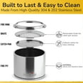 thumbnail image 3 of Duraflame 19.5 Inch Smokeless Fire Pit w/Double Walled Technology, Silver, 3 of 11