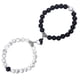 thumbnail image 1 of Magnetic Couple Bracelets, 2pcs Matching Mutual Attraction Bracelets Forever Relationship Long Distance Bracelets, 1 of 5