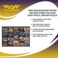 thumbnail image 6 of Arcadeageddon! Retro Arcade Game Collage 1000-Piece Jigsaw Puzzle, 6 of 6