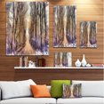 thumbnail image 3 of Trees and Road Nature Watercolor - Landscape Canvas Wall Art, 3 of 4