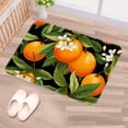 thumbnail image 5 of Tangerine Polyester Non-Slip Machine Washable Office Mat - Door Mat Chair Rugs Door Mats, 5 of 6