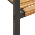 thumbnail image 5 of vidaXL 9 Piece Garden Dining Set Solid Wood Acacia and Metal, 5 of 5