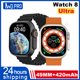 thumbnail image 2 of 49mm Ultra reloj 8 SmartWatch hombres 420mah NFC ECG termómetro Bluetooth llamada deporte impermeable mujer reloj inteligente PK ZD8 DT8 Ultra Deng Xun unisex, 2 of 2