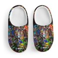 thumbnail image 3 of Kids The Legend of Zelda Slippers Anti-slip Fluffy Fuzzy House Slippers Warm Soft Plush Winter Fluffy House Shoes for Boys Girls, 3 of 7