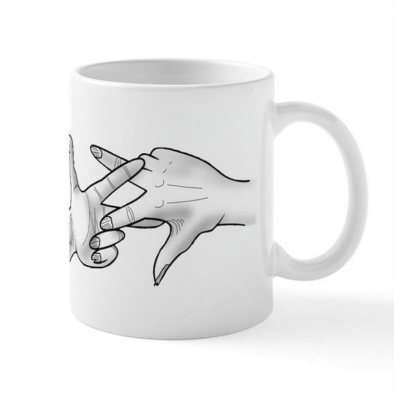 CafePress - Scissafingas Logo Mug - 11 oz Ceramic Mug - Novelty Coffee Tea Cup