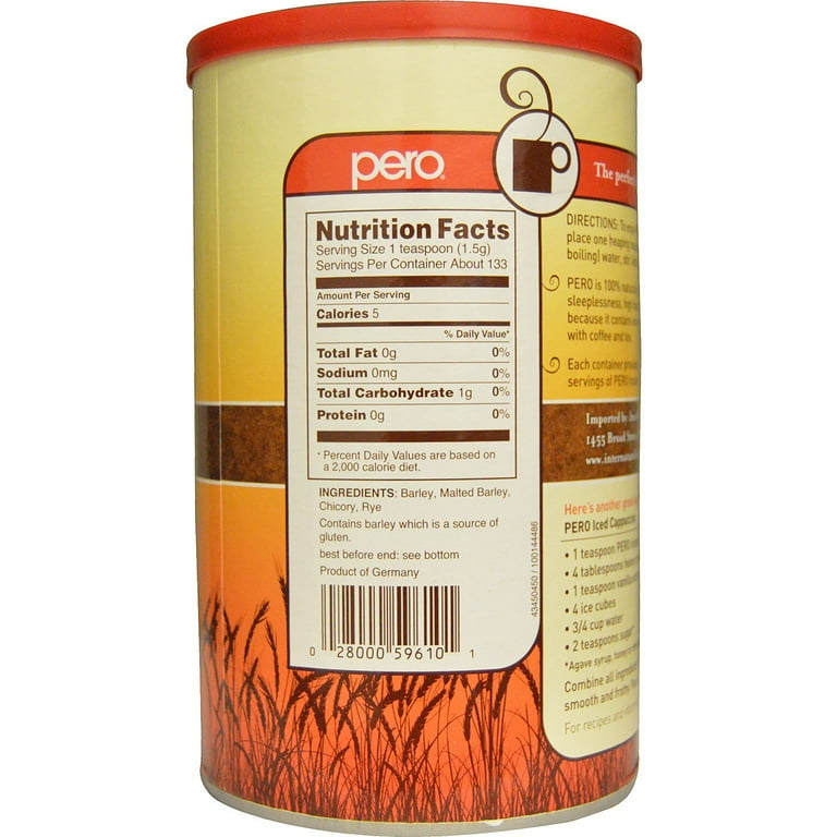 その他 pero Pero Instant Coffee Powdered Natural Beverage, Caffeine-Free, 7 oz