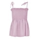 thumbnail image 1 of Playeras,Blusas y Tops,Ropa para Mujer Tank Top Mujeres Camisa sin mangas con dobladillo plisado y hombros descubiertos para mujer Camisola Elegante chaleco sin espalda (Purple, L), 1 of 5
