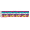 thumbnail image 3 of Colorful Fabric by the Yard Upholstery, Abstract Hand Drawn Stripes Colorful Wavy Lines, Decorative Fabric for DIY and Home Accents, Multicolor by Ambesonne, 3 of 5