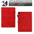 thumbnail image 2 of ELEHOLD Flip Folio Leather Case for iPad 6th/5th Gen/Pro 9.7" (2018/2017/2016),with Card Slots Auto Wake/Sleep Kickstand Function Multi-Functional Protective Shockproof Slim Case -Red, 2 of 7