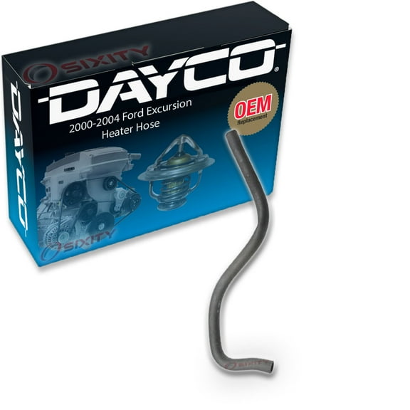 Dayco Coolant Reservoir HVAC Heater Hose compatible with Ford Excursion 5.4L 6.8L 7.3L V10 V8 2000-2004