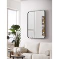 thumbnail image 4 of Mirrona STAR Black Rectangular Wall and Bathroom Mirror - 24x36 Inches - Black, 4 of 4