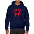 thumbnail image 5 of UGP Campus Apparel Goat Greatest of All Time New England Football Hoodie - Small - Navy, 5 of 6