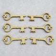 thumbnail image 4 of 10 Pcs Unfinished Wood Cutout Chips for Board Game Pieces Arts Crafts Projects Ornaments (Key), 4 of 7