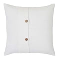 thumbnail image 3 of Creme White Rustic & Lodge Decor Dreamcatcher Cotton Stenciled Textured Southwestern Square Pillow (Pillow Cover, Pillow Insert), 3 of 3