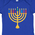 thumbnail image 4 of Inktastic Hanukkah Menorah Candles Boys or Girls Baby Bodysuit, 4 of 5