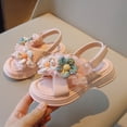 thumbnail image 5 of NOKIO Baby Summer Sandals Beach Cute Flower Girls Non Slip Beach Shoes Girl Sandals Princess Children Soft Shoes Toddler Baby Shoes High Top Baby Shoes, 5 of 6