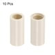 thumbnail image 3 of Uxcell 12x25mm Ferrules para Palos de Billar, Reemplazo de Puntas de Palos de Billar, Paquete de 10, Blanco, 3 of 5