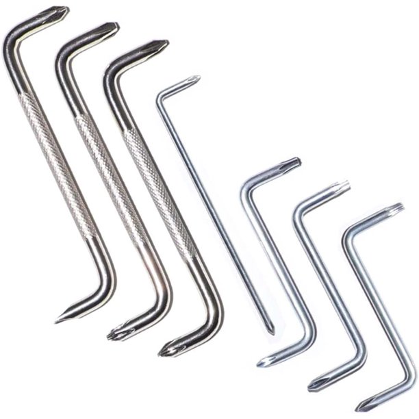 STONCEL 7 PCS Right Angle Screwdriver, Ph3/Ph2/Ph1/Ph0/T25/T20/T15