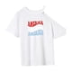 thumbnail image 4 of Camiseta para mujer verano ajuste regular cuello redondo camiseta básica para trabajo camping playa SG, 4 of 7