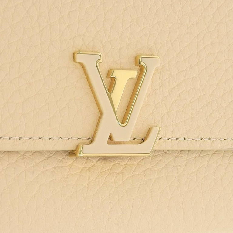 Pre-Owned Louis Vuitton LOUIS VUITTON Portefeuille Capucine Compact Folding  Wallet with Hook LV Leopard M45857 (Like New) 