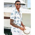 thumbnail image 6 of COOFANDY Hawaiian Button Down Shirt for Men Beach Vacation Essentials Summer Top Shirts, 6 of 6