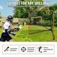 thumbnail image 6 of KFFKFF 6'x6' Lacrosse Goal Net Folding Backyard Lacrosse Training Equipment Steel, 6 of 9