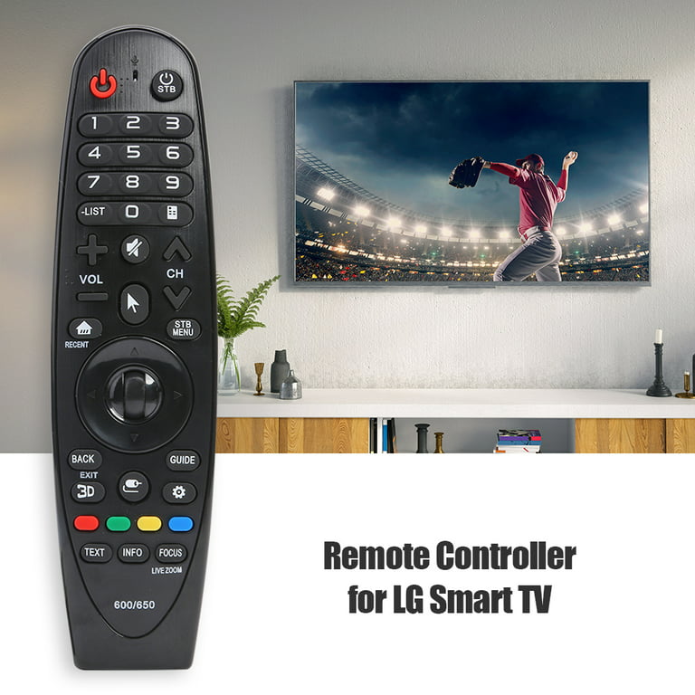 Mando a distancia TV Magic para LG, control remoto de repuesto universal  con receptor para LG TV y MR600 42LF652v 55UF8507 32LJ600U 49UH619V  55UF7700y