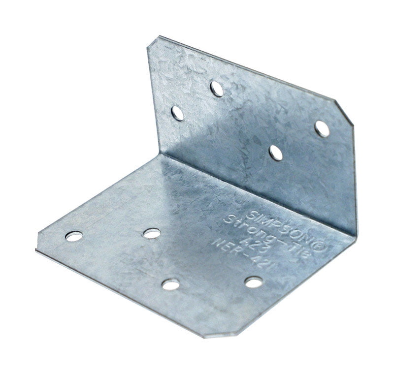 Simpson Strong-Tie  2 in. W x 2.8 in. L Galvanized Steel  Angle