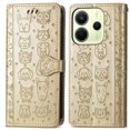 thumbnail image 3 of Funda Cartera FOXDOCK para Xiaomi Redmi Note 14 4G , Flip PU con Relieve de Gatos y Perros, Tarjetero y Soporte, 3 of 6