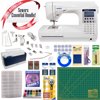 Juki HZL-F400 Exceed Series - Full Sized Computer Sewing Quilting Machine w/ Sewing essential Bundle