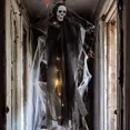 thumbnail image 3 of Hanging Halloween Skeleton Ghosts Decorations Outdoor Haunted Haunted House Prop, 3 of 6