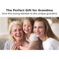 thumbnail image 3 of Best Grandma Blanket Throw from Grandkids | Grandma Gifts | Thoughtful Great Grandmother Gift from Grandchildren | Happy Birthday Gifts for Grandma | Nana Blanket 50×60inch, 3 of 6