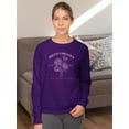 thumbnail image 2 of Pretty Fabulous Live Love Laugh Sweatshirt Women -Image by Shutterstock, Female 4X-Large, 2 of 4