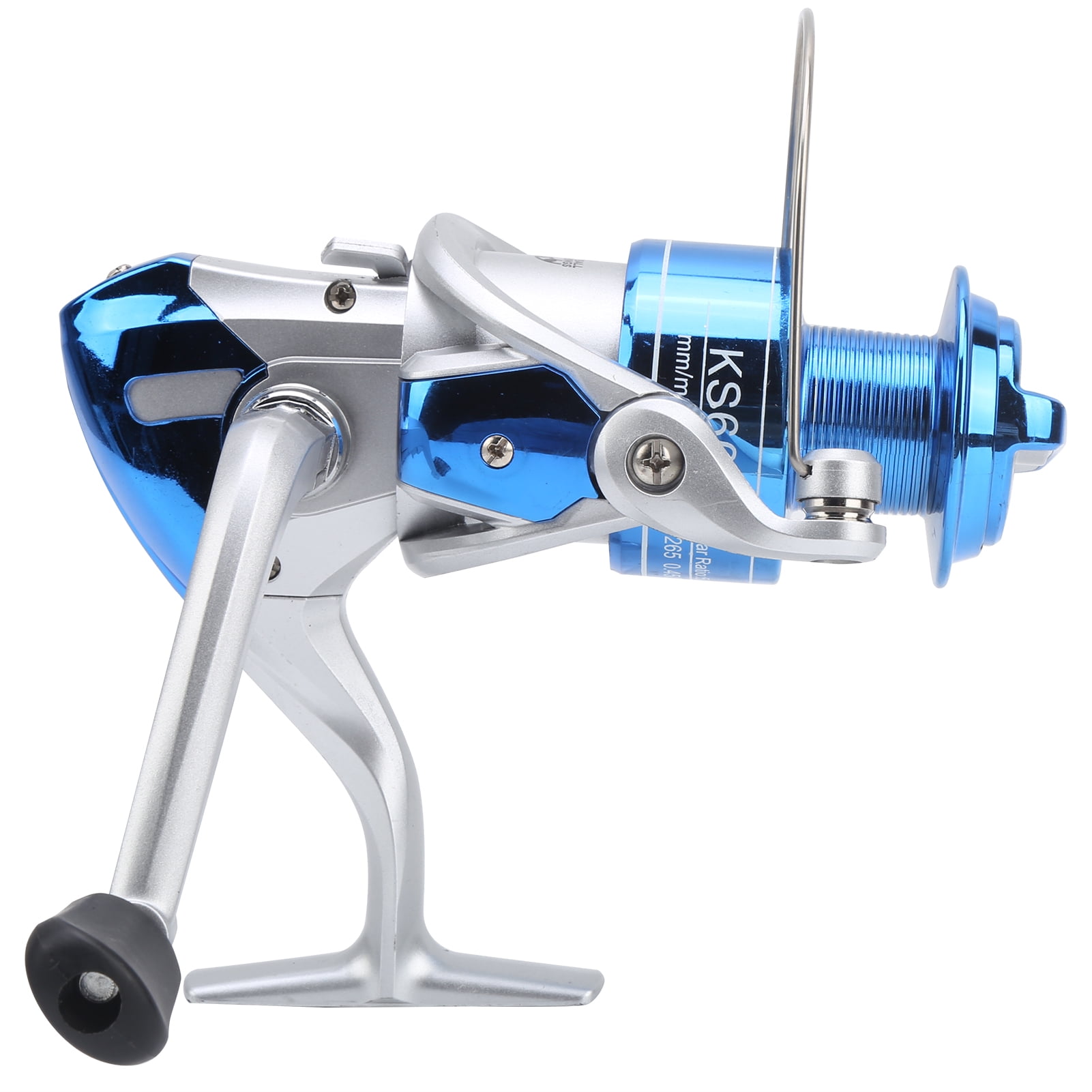 NFTIGB KS6000 Spinning Reel 13BB 5.2:1 Gear Ratio Ambidextrous Interchangeable Fishing Wheel Saltwater Freshwater (15 x 15 x 10 cm / 5.9 x 5.9 x 3.93 inches)