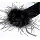 thumbnail image 4 of Long Opera Gloves Satin Feather Gloves 1920s Style Bridal Fancy Dress Gloves, 4 of 4