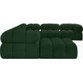 thumbnail image 6 of Meridian Furniture Ames Green Boucle Fabric Modular Sectional, 6 of 17