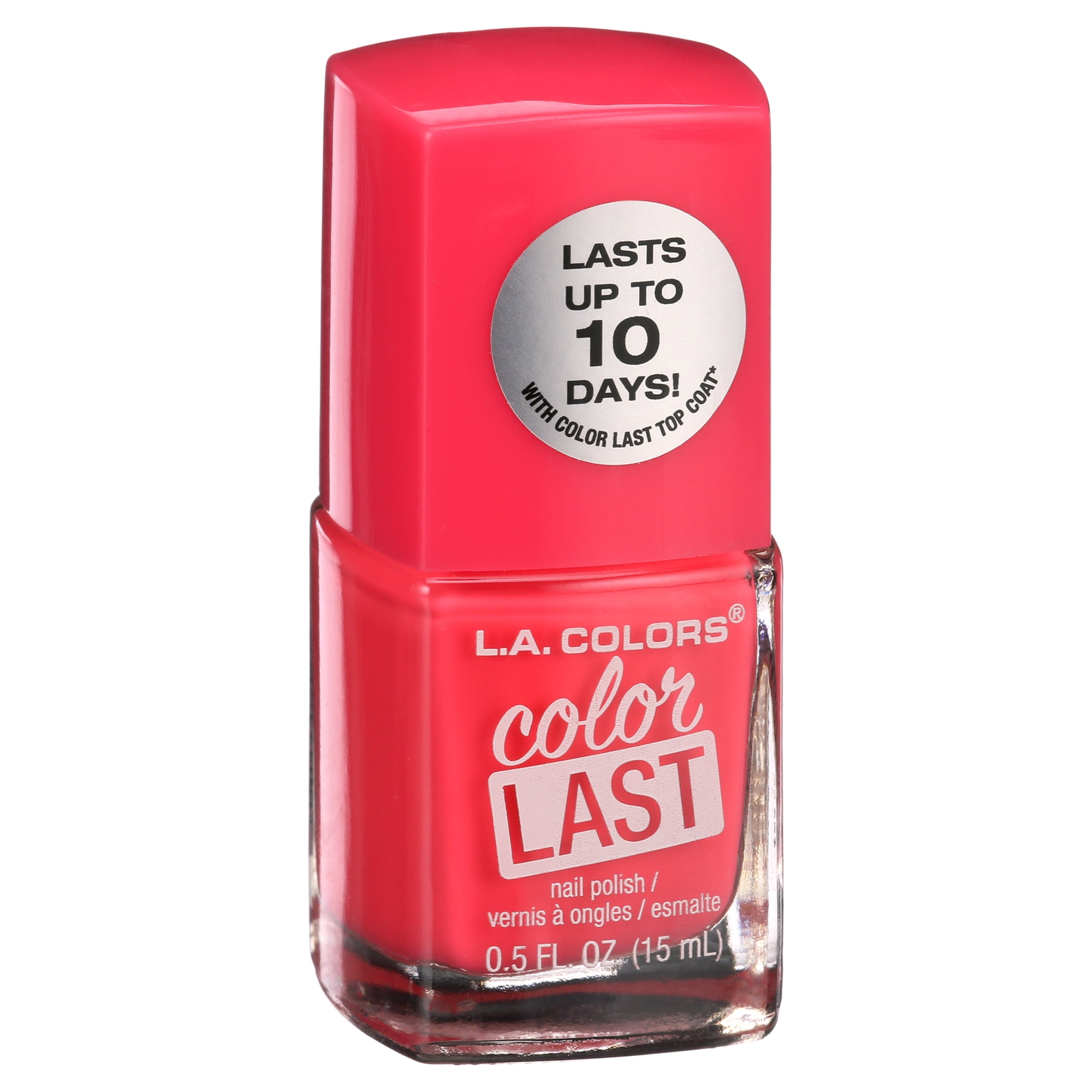 (3 pack) L.A. COLORS Color Last Nail Polish, Never Ending, 0.5 fl oz