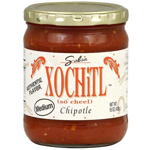 Xochitl Chipotle Medium Salsa, 15 oz (Pack of 6)