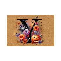 AUDeals Halloween Doormat Indoor Outdoor Home Front Porch Rugs 23.6 * 15.7Inch Bedroom Entrance Patio Decoration Supplies