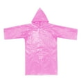 thumbnail image 4 of Lightweight Reusable Kids Raincoat With Hood Clear EVA Jacket For Boys Girls Portable Rain Gear, 4 of 5