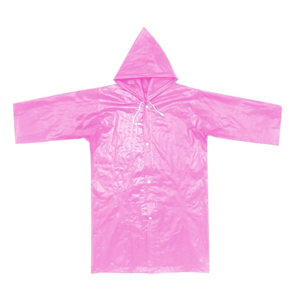 Kids Reusable Raincoat - EVA Clear, Lightweight, Hooded for Girls & Boys