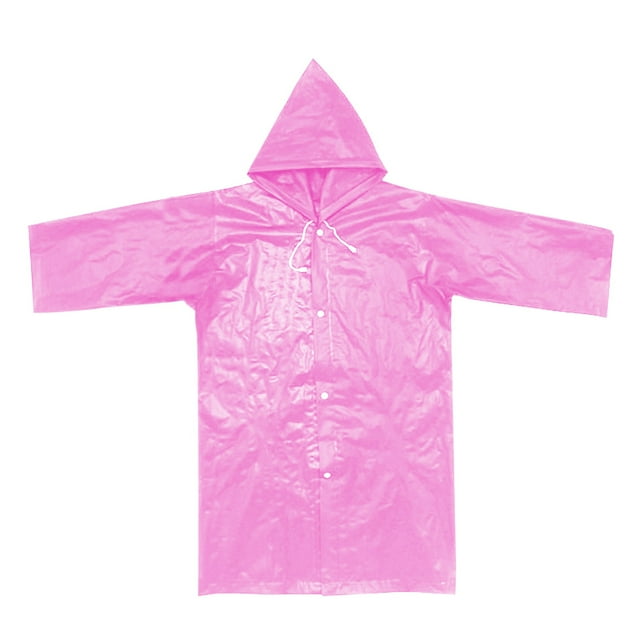 Imperméable Léger Réutilisable pour Enfants avec Veste Portable en EVA Transparent pour Filles et Garçons, Équipement de Pluie