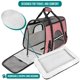 thumbnail image 4 of PetAmi Transportín para mascotas aprobado por la aerolínea para gatos, transportador de perros de lado suave para perros pequeños, suministros de viaje para gatos, accesorios para gatos de interior, b, 4 of 5