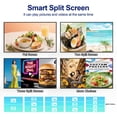 thumbnail image 6 of 32inch Digital Signage, 1000nits High Brightness Advertising Display, Slim Fit Frameless LCD Monitor, CMS Remote Publishing, 24/7 Operation, Smart Split Screen Play, HDMI/USB/WiFi/Android System, 6 of 9